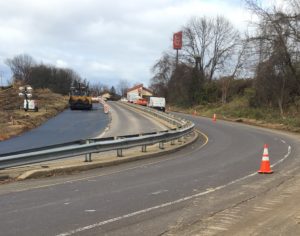 Widening the Street Rd. ramps for U.S. 1 South.