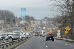 January 2023 - Looking north toward the Penndel/Business U.S. 1 exit.