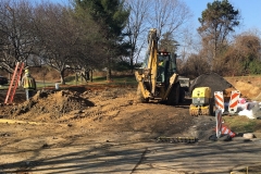 January 2019 - Installing drainage for Red Roof Inn driveway