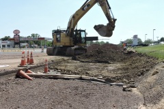May 2021 - Excavation to widen southbound U.S. 1 near Street Road.