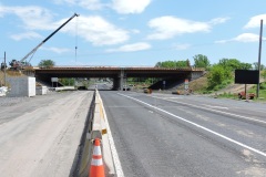 May 2024 - Construction of the new bridge carrying Rockhill Drive over U.S. 1