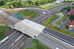 July 2022 - Aerial view of the improved interchange of U.S. 1 and Street Road.