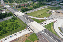 July 2022 - Aerial view of U.S. 1 at the Turnpike Interchange.