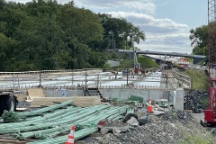 August 2024 - Deck construction for the new Neshaminy Creek bridge