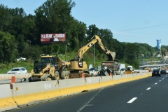 September 2023 - Center area construction on U.S. 1.
